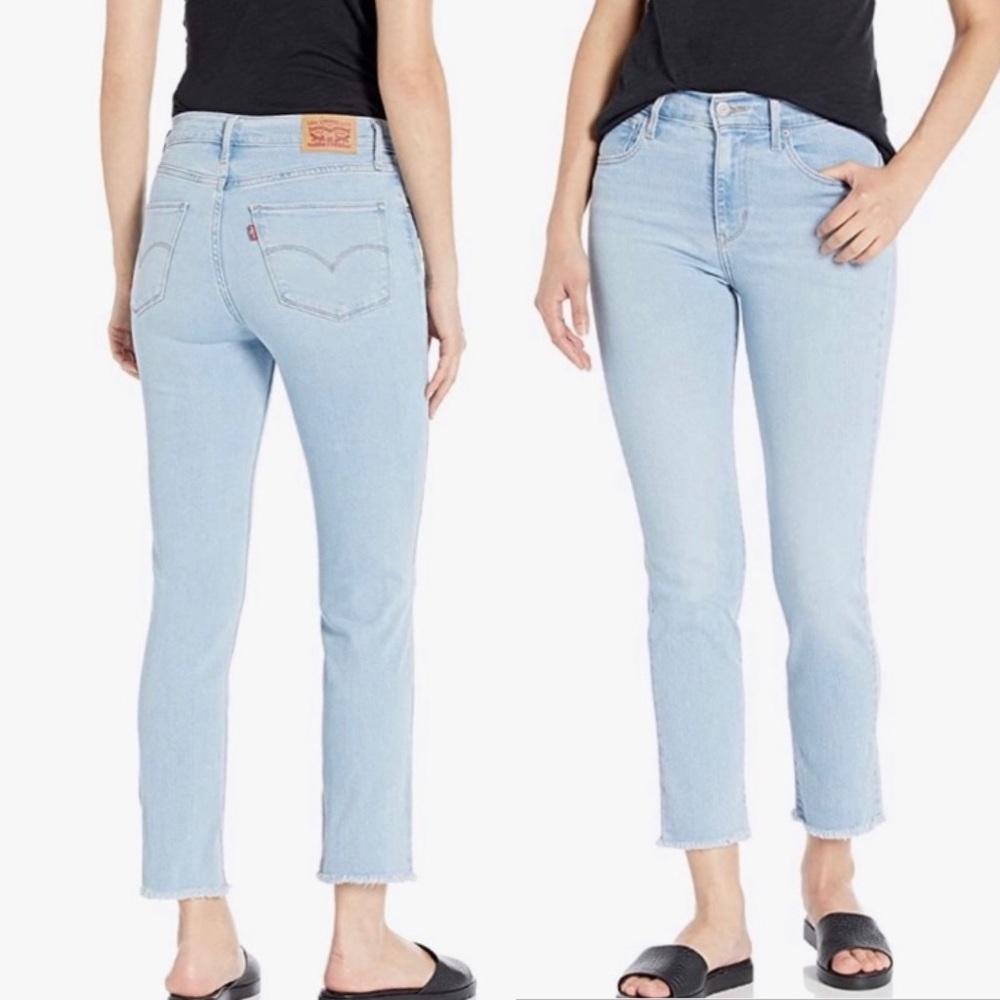 Levi's Light Blue Ankle & Cropped Jeans